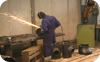 worker machining